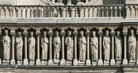 Notre Dame de Paris - galerie des rois de Juda : le centre